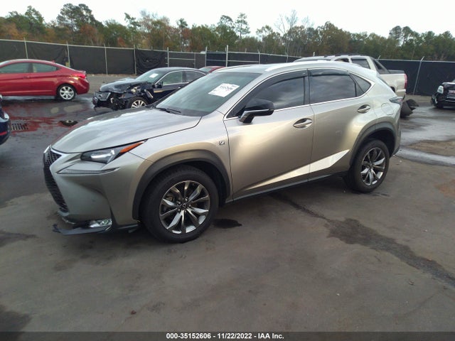 2017 LEXUS NX NX TURBO F SPORT VIN: JTJYARBZ3H2067334
