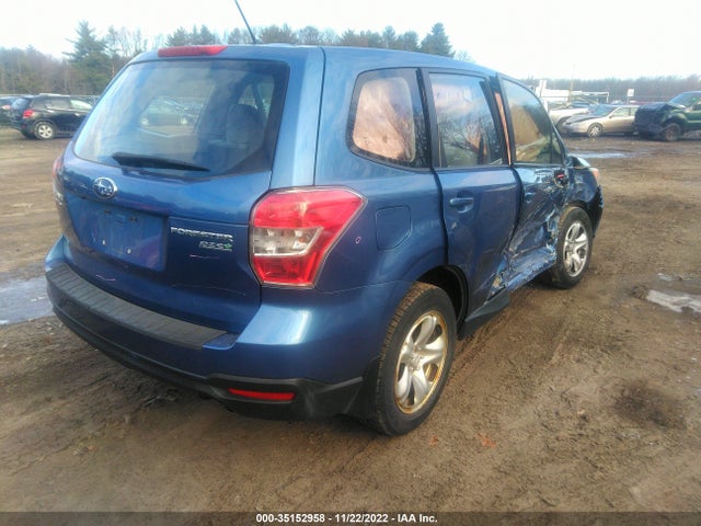 2015 SUBARU FORESTER 2.5I VIN: JF2SJAAC5FH537866