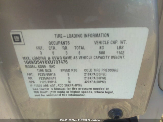 Cadillac Deville 1999 1G6KD54Y6XU737476 Image 10