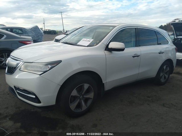 Acura MDX 2016 5FRYD3H22GB017097 Image 2