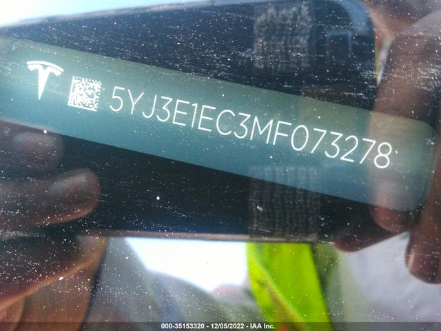 Tesla Model 3 Performance 2021 5YJ3E1EC3MF073278 Image 10