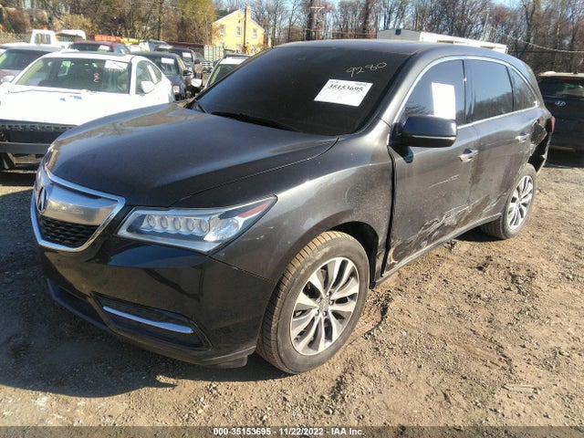 Acura Mdx W/tech/w/tech/acurawatch Plus 2016 5FRYD4H45GB014119 Image 2