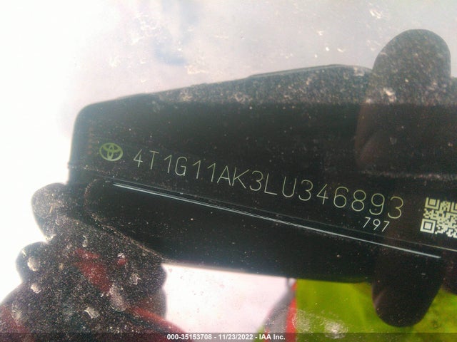Toyota CAMRY SE 2020 4T1G11AK3LU346893 Image 9