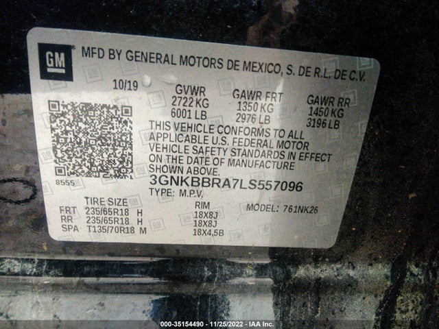 Chevrolet Blazer Lt 2020 3GNKBBRA7LS557096 Image 9