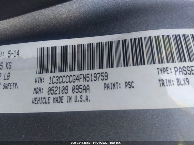 1C3CCCCG4FN519759 Chrysler 200 C
