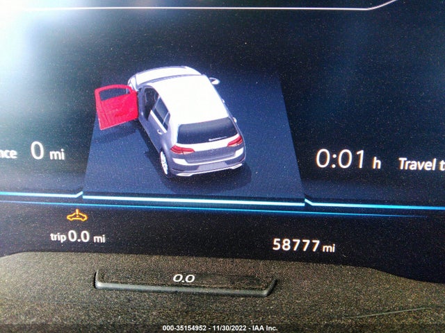 2017 Volkswagen Golf, VIN: WVWPR7AU9HW953667