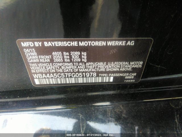 WBA4A5C57FG051978 BMW 4 Series 428i