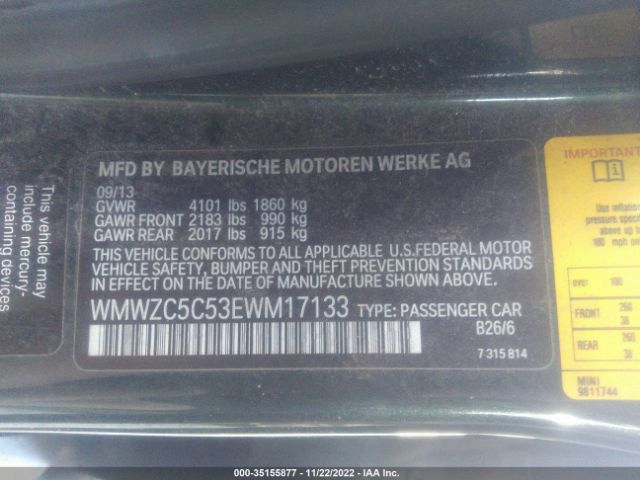 WMWZC5C53EWM17133 Mini Cooper Countryman S