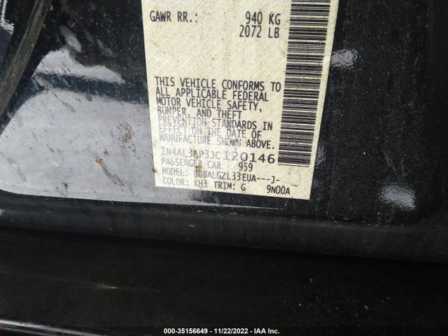 2018 Nissan Altima, VIN: 1N4AL3AP3JC120146