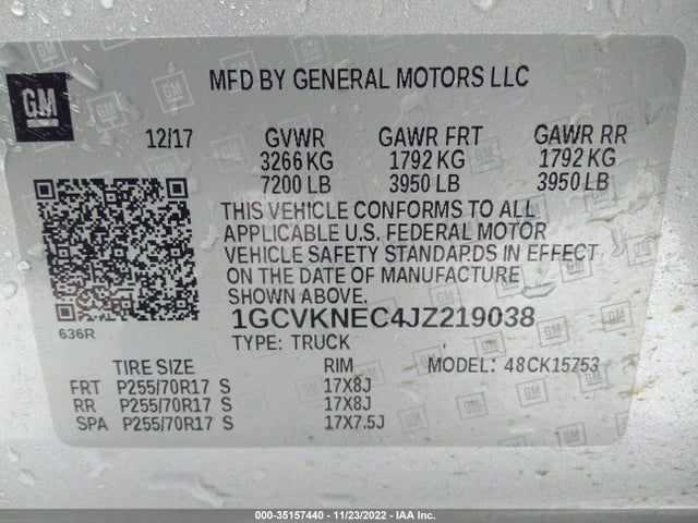 Chevrolet Silverado 1500 Ls 2018 1GCVKNEC4JZ219038 Image 11