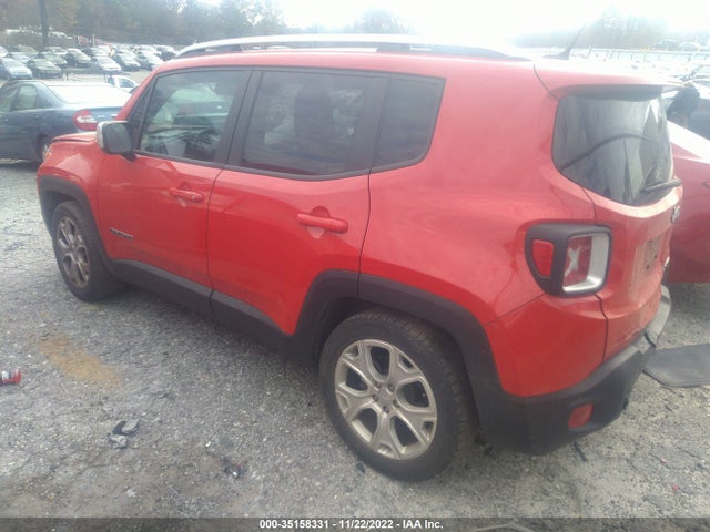 Продажа на аукционе авто 2016 Jeep Renegade Limited, vin: ZACCJADT2GPD49850, номер лота: 35158331