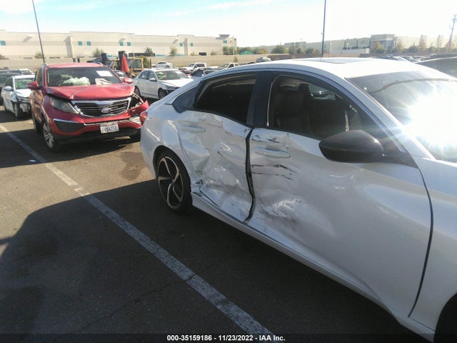 2021 HONDA ACCORD SEDAN SPORT VIN: 1HGCV2F3XMA011682