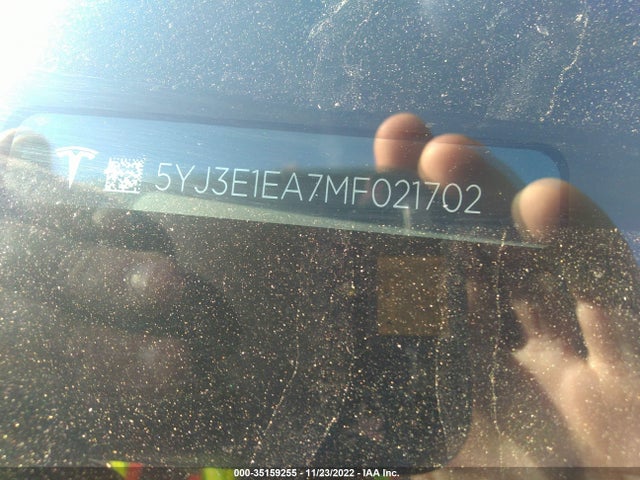 Tesla Model 3 Standard Range Plus 2021 5YJ3E1EA7MF021702 Image 10