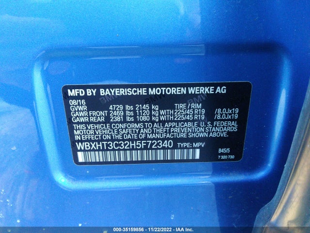 BMW X1 Xdrive28i 2017 WBXHT3C32H5F72340 Image 9
