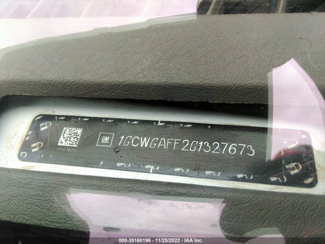 2016 Chevrolet Express, VIN: 1GCWGAFF2G1327673
