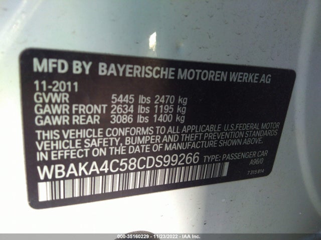 BMW 7 Series 740i 2012 WBAKA4C58CDS99266 Image 9