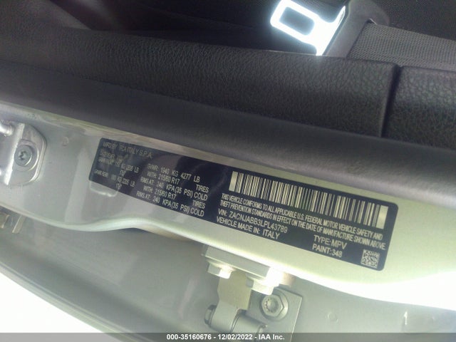 2020 Jeep Renegade, VIN: ZACNJABB3LPL43789