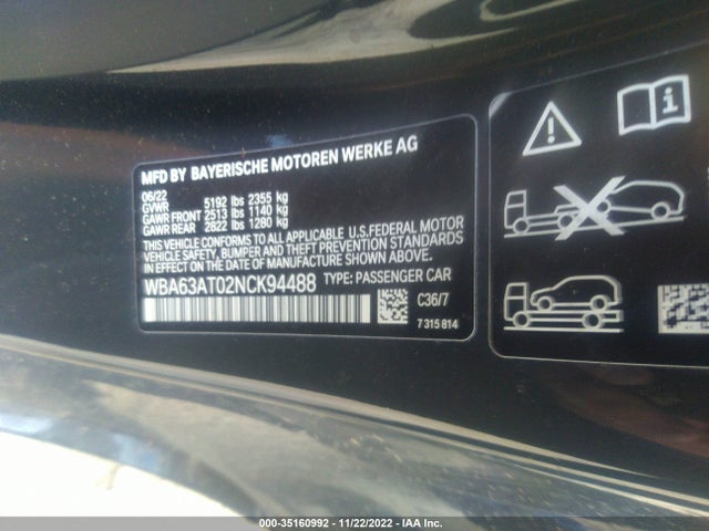 BMW 4 Series M440i Xdrive 2022 аукцион фото
