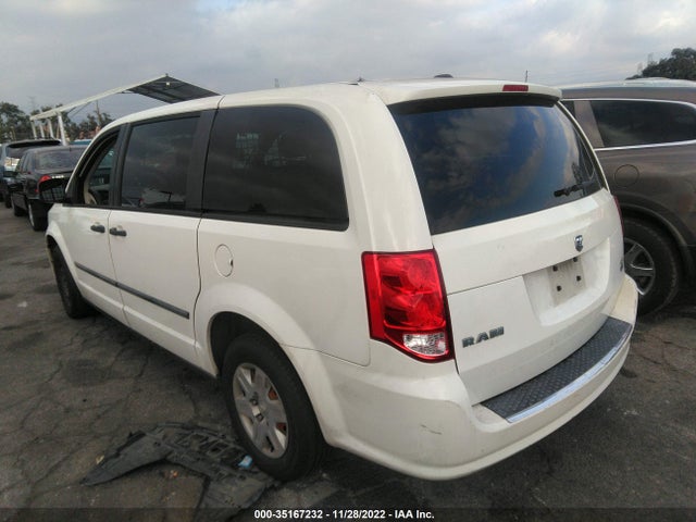 2013 RAM CARGO VAN TRADESMAN VIN: 2C4JRGAG3DR671981