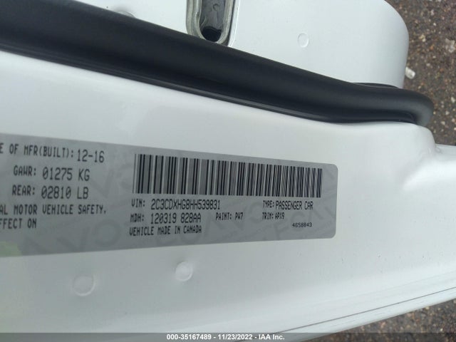 Dodge Charger Sxt 2017 2C3CDXHG8HH539831 Image 10