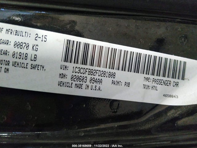 Dodge DART SXT 2015 1C3CDFBB2FD281808 Image 9