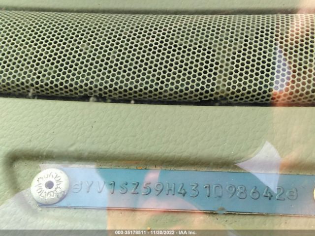 YV1SZ59H431098642 Volvo V70