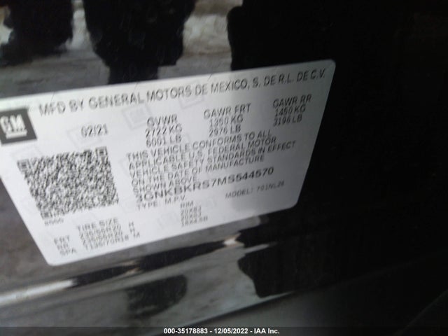 Chevrolet BLAZER RS 2021 3GNKBKRS7MS544570 Image 10