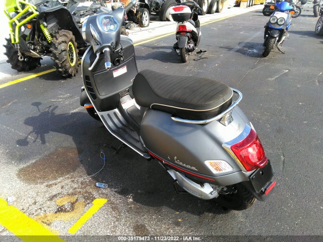2022 VESPA GTS 300 SUPER VIN: ZAPMA39M8N5203376