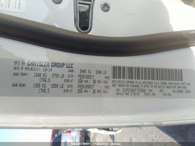 Dodge Journey American Value Pkg 2015 3C4PDCAB2FT559582 Image 10