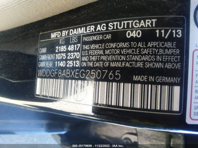 WDDGF8ABXEG250765 Mercedes-Benz C-class C 300