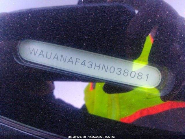2017 Audi A4, VIN: WAUANAF43HN038081