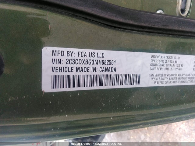 Dodge Charger Sxt 2021 2C3CDXBG3MH682561 Image 11