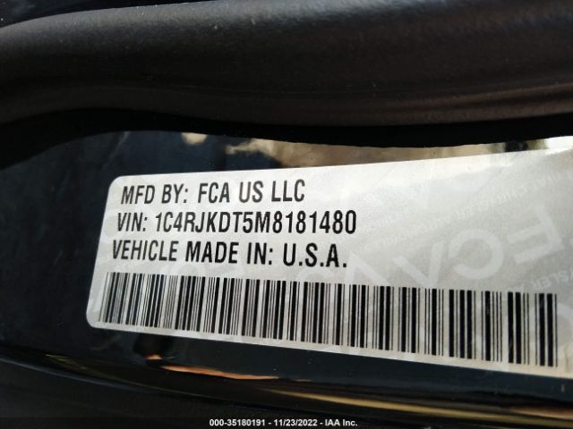 1C4RJKDT5M8181480 Jeep Grand Cherokee L Overland