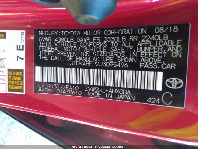 Toyota Prius Prime Plus/premium/advanced 2018 JTDKARFP2J3095496 Image 11