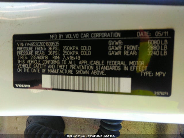 Volvo XC90 2012 YV4952CZ0C1609535 Image 10