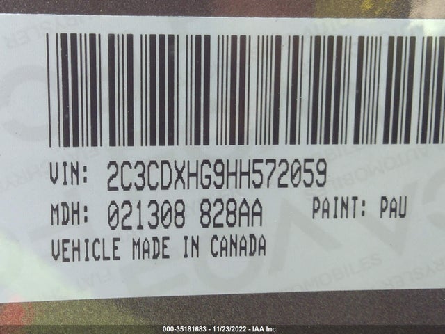 Dodge Charger Sxt 2017 2C3CDXHG9HH572059 Image 10