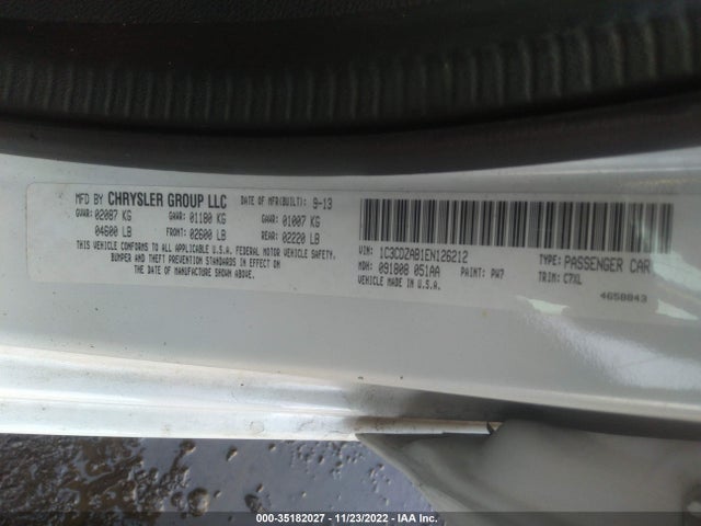 Dodge AVENGER SE 2014 1C3CDZAB1EN126212 Image 9