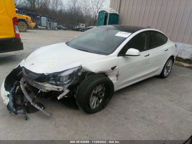 Tesla MODEL 3 2022 5YJ3E1EAXNF331067 Image 2