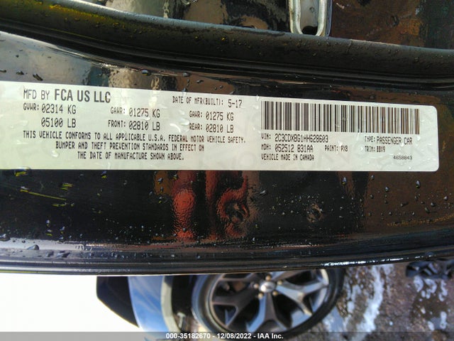 Dodge Charger Se 2017 2C3CDXBG1HH628603 Image 10