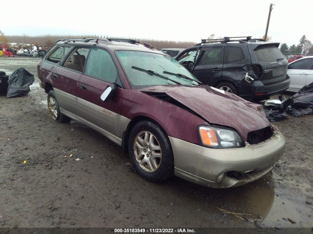 2001 SUBARU LEGACY WAGON OUTBACK W/RB EQUIP VIN: 4S3BH665217614046