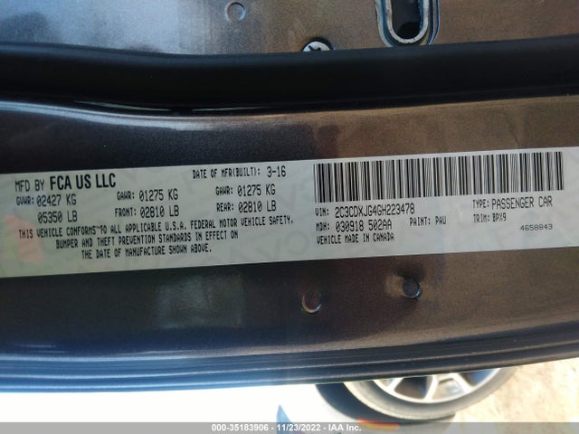 Dodge Charger Sxt 2016 2C3CDXJG4GH223478 Image 11