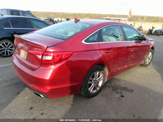 Hyundai Sonata 2.4l Se 2015 5NPE24AFXFH015286 Image 4