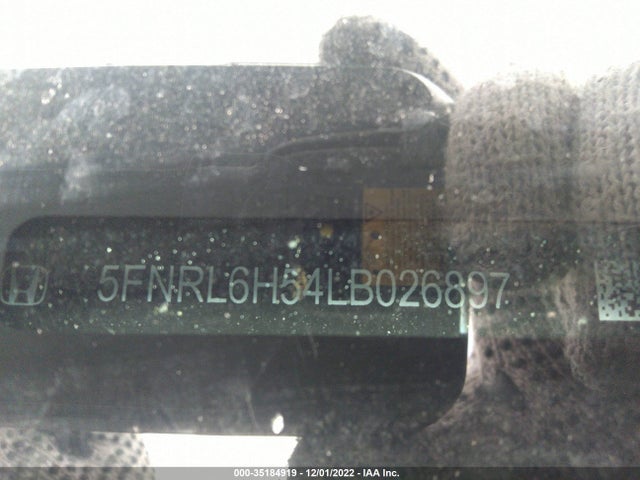 2020 Honda Odyssey, VIN: 5FNRL6H54LB026897