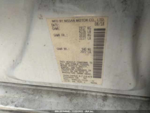 1N4AL3AP2JC472649 Nissan Altima 2.5 S