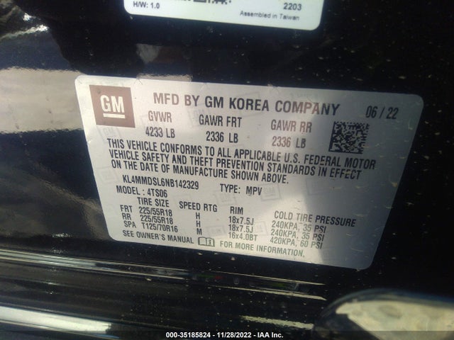 2022 Buick Encore, VIN: KL4MMDSL6NB142329