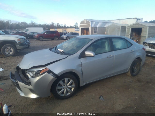 2015 TOYOTA COROLLA L/LE/S/S PLUS/LE PLUS VIN: 2T1BURHE5FC262113