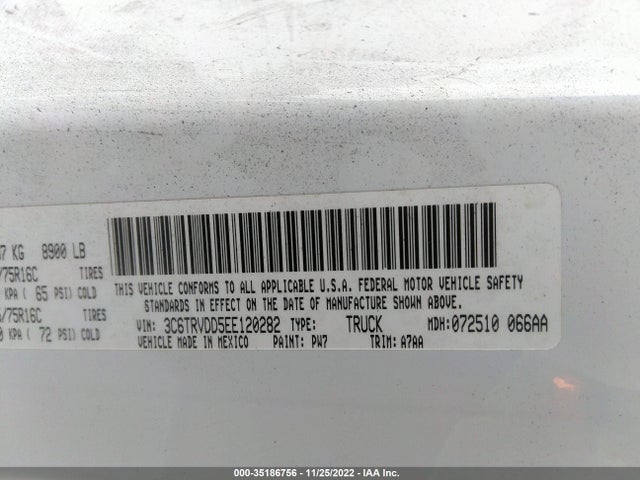 2014 Ram Promaster, VIN: 3C6TRVDD5EE120282