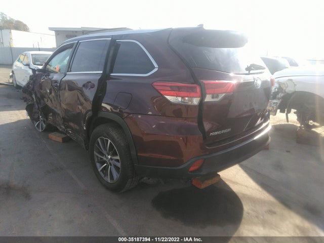 2019 Toyota Highlander, VIN: 5TDKZRFH1KS299093