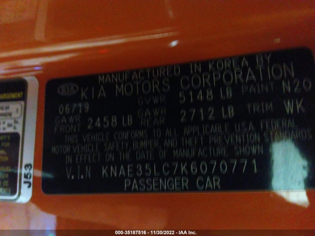 2019 Kia Stinger, VIN: KNAE35LC7K6070771