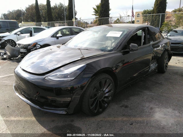 2022 TESLA MODEL 3 PERFORMANCE VIN: 5YJ3E1EC3NF121458